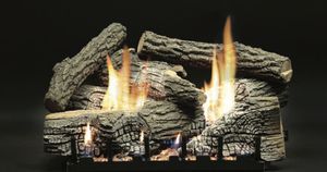 White Mountain Hearth: Super Stacked Wildwood Refractory Log Set - 18"