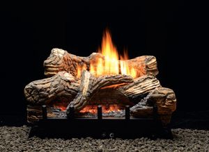White Mountain Hearth: Fint Hill 18" Log Set with Vent-Free Burner (Manual) - NG