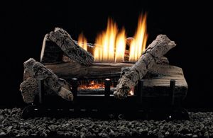 White Mountain Hearth: Whiskey River 18" Log Set with Vent-Free Burner (Manual) - NG
