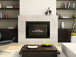 White Mountain Hearth: Vail Vent-Free Premium 36 See-Through Fireplace