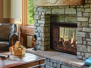 White Mountain Hearth: Rushmore 40 See-Through Fireplace