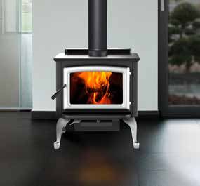 Pacific Energy: Vista LE2 Wood Stove with Pedestal