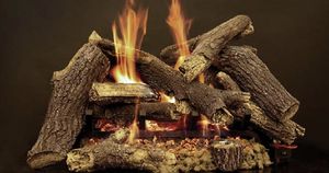 White Mountain Hearth: Pioneer Refractory Log Set - 24/30"