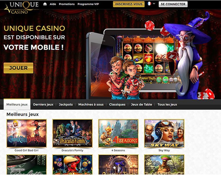 Meilleur win unique casino online à France